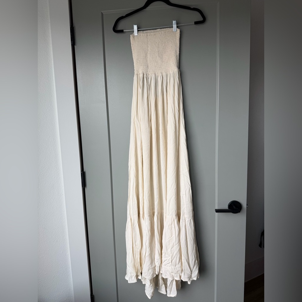 Pop Cream Maxi Dress